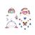Coffret multi-activités arc-en-ciel Rose 2 - vertbaudet enfant 