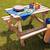 Table piquenique enfant bois traité aurea Marron 1 - vertbaudet enfant 