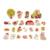 Magnets dinosaures en bois fsc 24 pcs Beige - Chantier+Beige - Ferme+Beige - Fruits et Légumes+Beige - Jardin+Beige - Licornes et Dragons+Beige - Marin+Orange 6 - vertbaudet enfant 