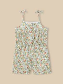 Combishort fille tissu liberty harriet  - vertbaudet enfant