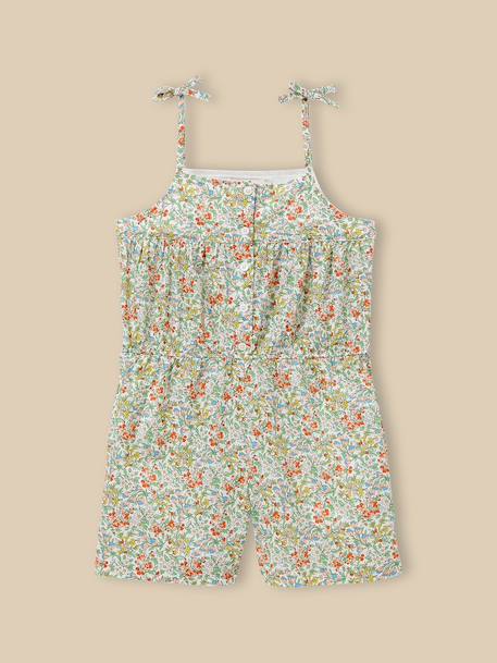 Fille-Salopette, combinaison-Combishort fille tissu liberty harriet
