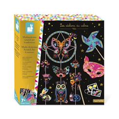 Jouet-Activités artistiques et musicales-Loisirs créatifs-Coffret multi-activités scratch art