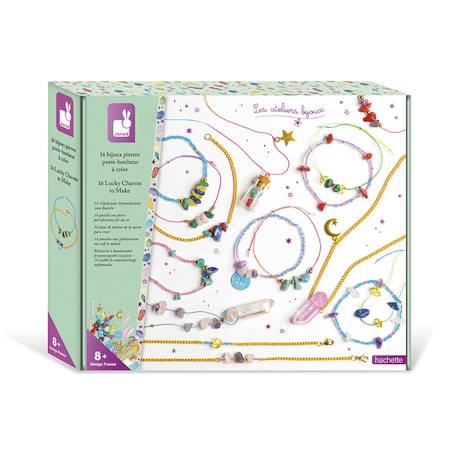 Bijoux pierre porte-bonheur à créer Vert 1 - vertbaudet enfant 