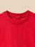 T-shirt fille en coton biologique - collection junior Ecru+Grenade 7 - vertbaudet enfant 