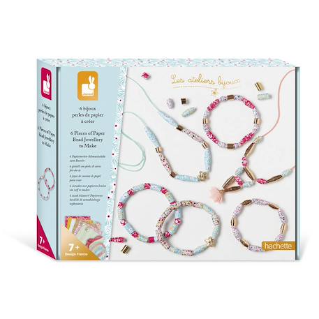 Bijoux perles de papier à créer ROSE 1 - vertbaudet enfant 