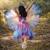 Déguisement enfant – robe de fée papillon avec ailes et serre-tête Bleu 3 - vertbaudet enfant 