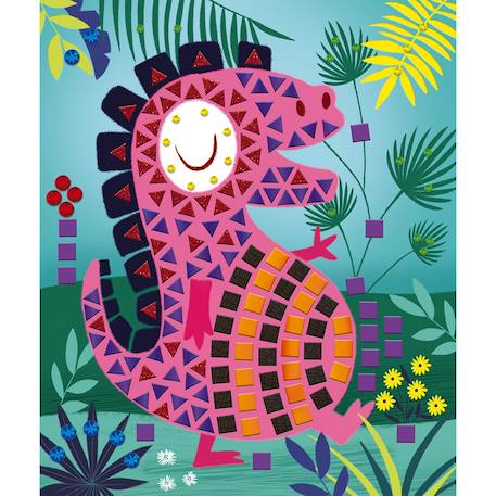 Mosaïques dinosaures Vert 2 - vertbaudet enfant 