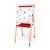 Tableau réglable en bois splash Rouge 1 - vertbaudet enfant 