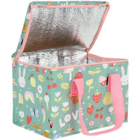 Sac à goûter isotherme Bleu+Jaune+Noir+Rose+Rouge+Vert+Violet 31 - vertbaudet enfant 