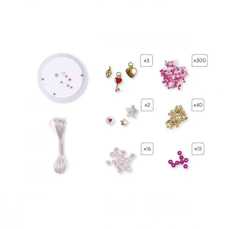 Bagues en perles à créer - lovely ROSE 3 - vertbaudet enfant 