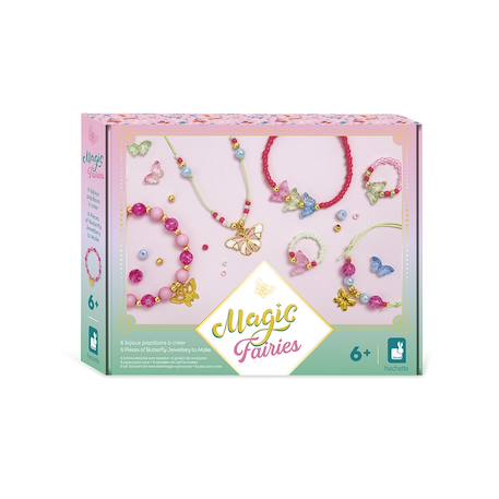 6 bijoux jolis papillons - magic fairies ROSE 1 - vertbaudet enfant 