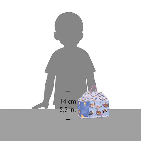 6 barrettes à créer animaux de la forêt MARRON 2 - vertbaudet enfant 