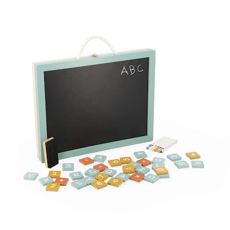 Tableau en bois 4 en 1, 49 accessoires Vert 2 - vertbaudet enfant 