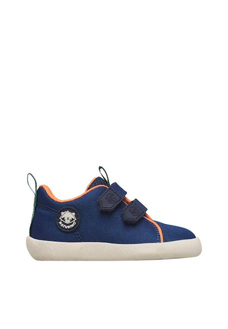 Chaussures barefoot en tissu yompy vl. Marine-+Rose- 1 - vertbaudet enfant 