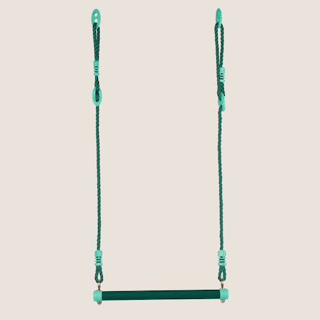 Trapèze métal réglable pour portique bois Vert olive 1 - vertbaudet enfant 
