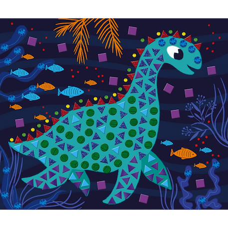 Mosaïques dinosaures Vert 5 - vertbaudet enfant 