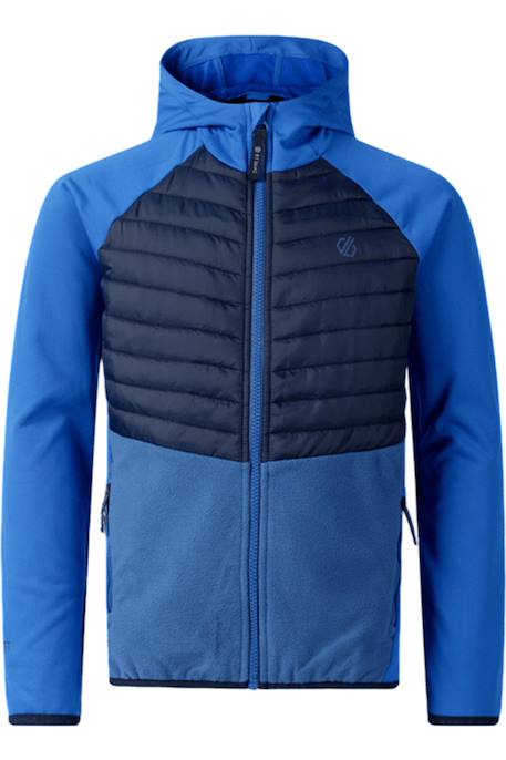 Veste hybride Enfant switch out Bleu oxford 1 - vertbaudet enfant 