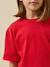 T-shirt fille en coton biologique - collection junior Ecru+Grenade 8 - vertbaudet enfant 