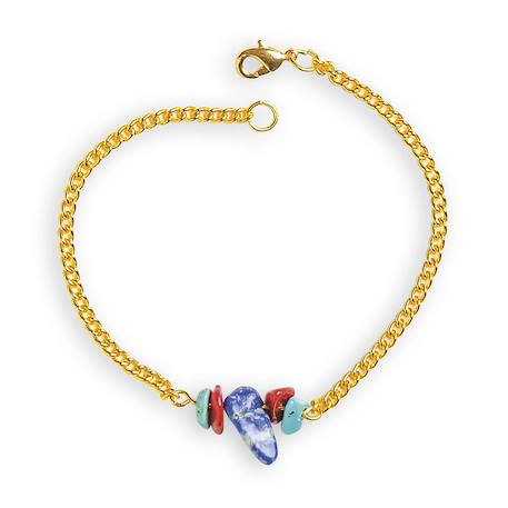 Bijoux pierre porte-bonheur à créer Vert 5 - vertbaudet enfant 