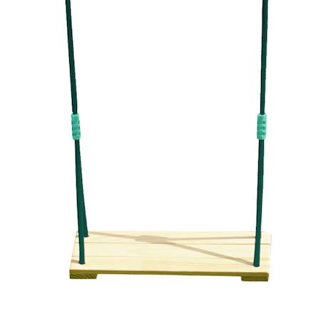 Siège balançoire en bois pour portique Marron 4 - vertbaudet enfant 