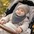 Bavoir bandana en nid d'abeille Beige+Bleu+Écru+Gris+Rose 8 - vertbaudet enfant 