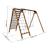 Portique en bois pour enfants tristan Marron 5 - vertbaudet enfant 