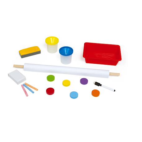 Tableau réglable en bois splash Rouge 6 - vertbaudet enfant 