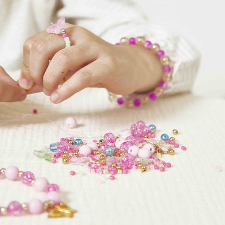 6 bijoux jolis papillons - magic fairies ROSE 4 - vertbaudet enfant 