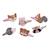 6 barrettes à créer animaux de la forêt MARRON 3 - vertbaudet enfant 
