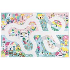 Jouet-Premier âge-Tapis de jeu avec circuit le royaume enchanté