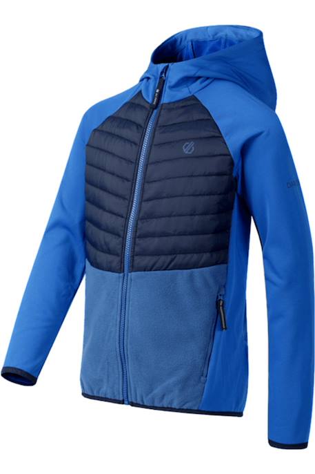 Veste hybride Enfant switch out Bleu oxford 3 - vertbaudet enfant 