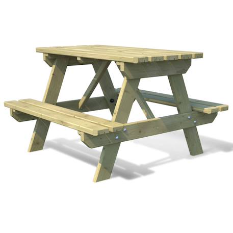 Table piquenique enfant bois traité aurea Marron 3 - vertbaudet enfant 