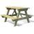 Table piquenique enfant bois traité aurea Marron 3 - vertbaudet enfant 