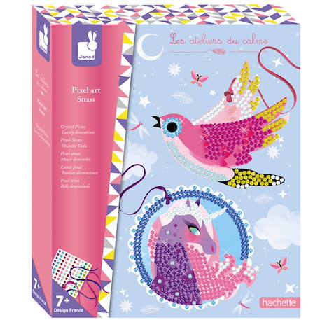 Pixel art strass jolies décos Rose 5 - vertbaudet enfant 