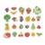 Magnets dinosaures en bois fsc 24 pcs Beige - Chantier+Beige - Ferme+Beige - Fruits et Légumes+Beige - Jardin+Beige - Licornes et Dragons+Beige - Marin+Orange 10 - vertbaudet enfant 