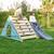 Aire de jeux bébé avec toboggan hercule Marron 1 - vertbaudet enfant 