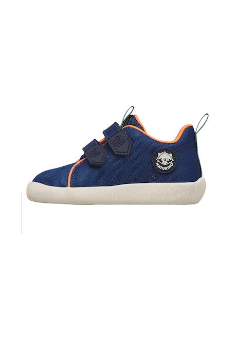 Chaussures barefoot en tissu yompy vl. Marine-+Rose- 3 - vertbaudet enfant 