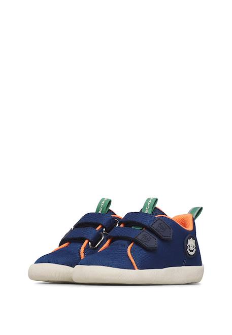Chaussures barefoot en tissu yompy vl. Marine-+Rose- 5 - vertbaudet enfant 