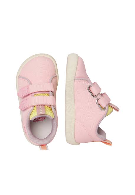 Chaussures barefoot en tissu yompy vl. Marine-+Rose- 9 - vertbaudet enfant 