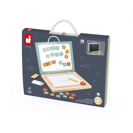 Tableau en bois 4 en 1, 49 accessoires Vert 4 - vertbaudet enfant 