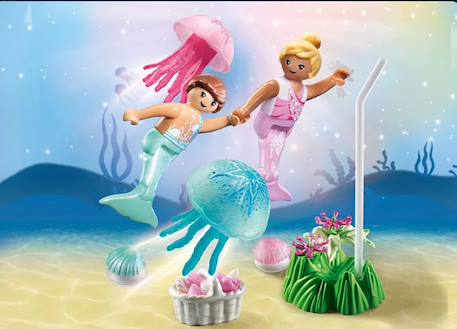 Enfants sirènes méduses et coquillages 71504 Multicolore 3 - vertbaudet enfant 