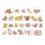 Magnets dinosaures en bois fsc 24 pcs Beige - Chantier+Beige - Ferme+Beige - Fruits et Légumes+Beige - Jardin+Beige - Licornes et Dragons+Beige - Marin+Orange 18 - vertbaudet enfant 