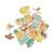 Magnets tropicaux en bois fsc 24 pièces Jaune 1 - vertbaudet enfant 