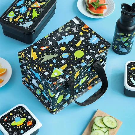 Sac à goûter isotherme Bleu+Jaune+Noir+Rose+Rouge+Vert+Violet 14 - vertbaudet enfant 