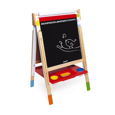 Tableau réglable en bois splash Rouge 5 - vertbaudet enfant 