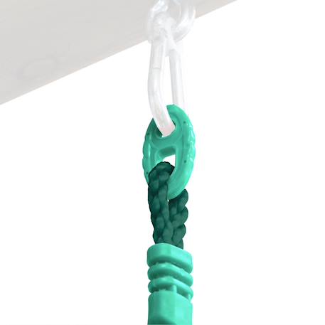 Trapèze métal réglable pour portique bois Vert olive 6 - vertbaudet enfant 