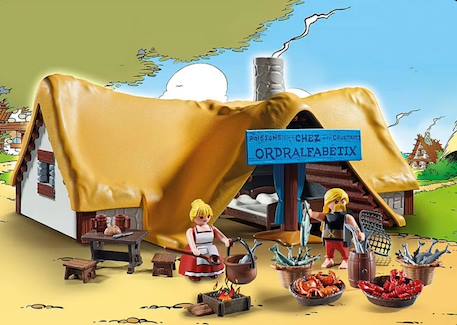 Astérix hutte d'ordralfabetix 71266 Multicolore 3 - vertbaudet enfant 