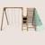 Aire de jeux avec tipi et toboggan apollon Marron 3 - vertbaudet enfant 