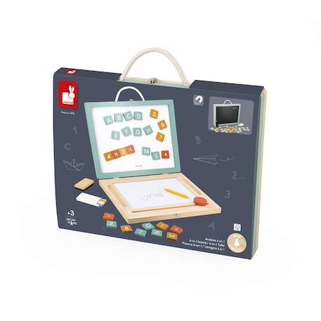 Tableau en bois 4 en 1, 49 accessoires Vert 5 - vertbaudet enfant 