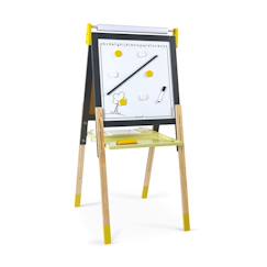 Jouet-Activités artistiques et musicales-Tableaux, dessin et peinture-Tableau réglable gris et jaune